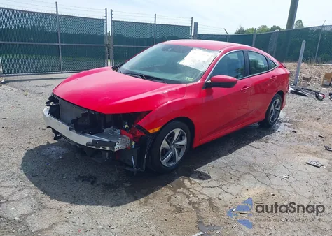 2019 Honda Civic Lx z USA, uszkodzony, nr VIN 2HGFC2F64KH552013